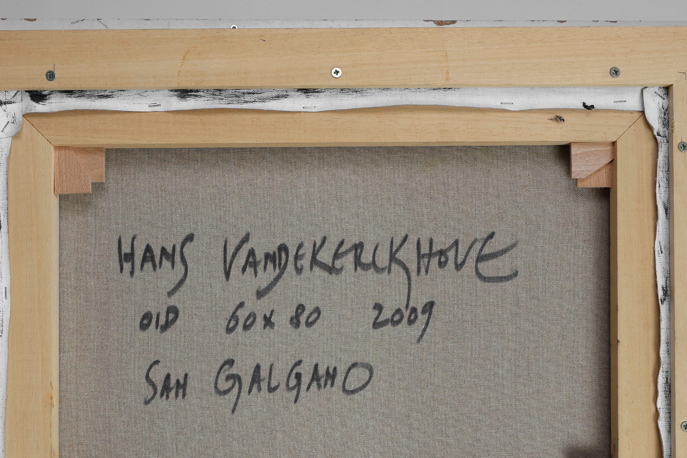 Modern Painting by Hans Vandekerkhove, San Galgano 2009thumbnail